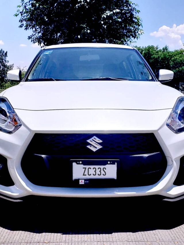 Suzuki Swift Sport blanco pop frente